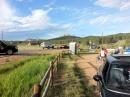 Members of Pikes Peak ARES® were supporting the Mountain Top Cycling Club’s annual Experience Ride on June 17, when a motor vehicle collision occurred right where a race rest stop was located. [Dean Buckhouse, KB0VVA, photo]